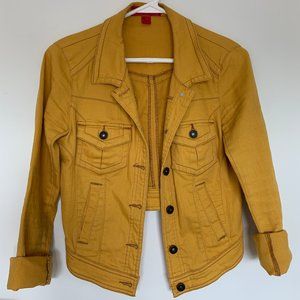 Denim Jacket - Gold